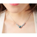 Monemel Blue Swarovski Star Necklace - ALL - Monemel